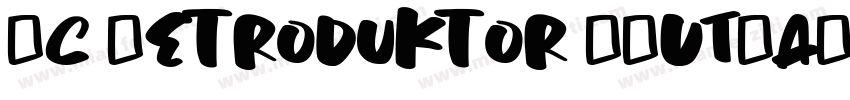 BC Retroduktor NEUTRAL Neutral字体转换